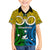Personalised Vanuatu Malampa Province Kid Hawaiian Shirt Pig Tusk Mix Maori Pattern and Namele Leaf LT03 - Polynesian Pride
