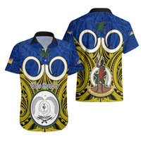 Vanuatu Torba Province Hawaiian Shirt Pig Tusk Mix Maori Pattern and Namele Leaf LT03 - Polynesian Pride