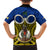 Vanuatu Torba Province Kid Hawaiian Shirt Pig Tusk Mix Maori Pattern and Namele Leaf LT03 - Polynesian Pride