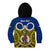 Personalised Vanuatu Torba Province Kid Hoodie Pig Tusk Mix Maori Pattern and Namele Leaf LT03 - Polynesian Pride