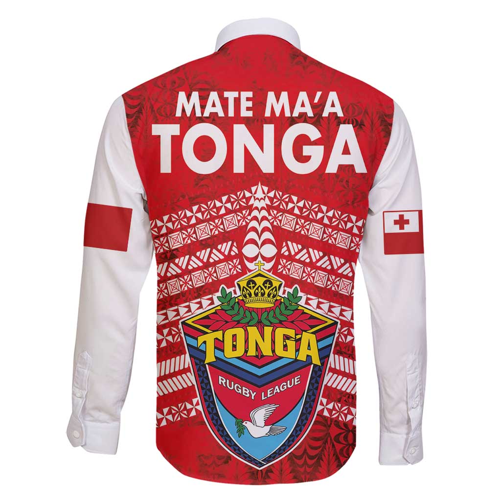 Mate Ma'a Tonga Family Matching Summer Maxi Dress and Hawaiian Shirt Douple White Dove and Kupesi Ngatu Art Tattoo