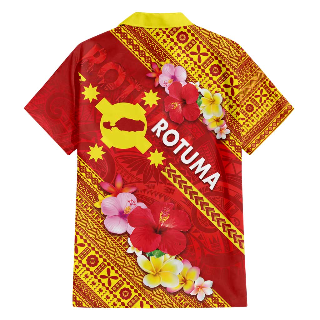 Rotuma Island Family Matching Long Sleeve Bodycon Dress and Hawaiian Shirt Fijian Tapa with Polynesian Art and Hibiscus