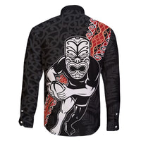 New Zealand Maori Warrior Rugby Family Matching Mermaid Dress and Hawaiian Shirt Maori and Silver Fern Half Style
