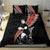 New Zealand Maori Rugby Player Bedding Set Maori and Silver Fern Half Style