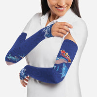 Hawaiian Sea Animals Arm Sleeves Whales Shark and Turtle Guardians with Tribal Pattern