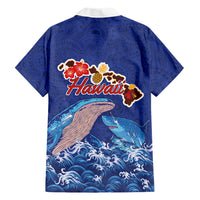 Hawaiian Sea Animals Family Matching Off Shoulder Maxi Dress and Hawaiian Shirt Whales Shark and Turtle Guardians with Tribal Pattern