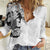 Hawaiian and Japanese Together Women Casual Shirt Japanese Koi Fish Tattoo and Kakau Pattern White Color