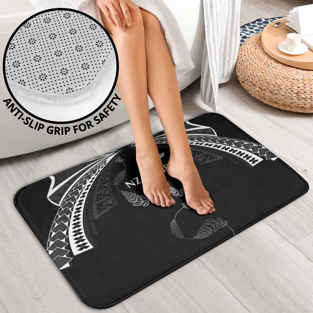 New Zealand Rugby Bathroom Set Aotearoa Armour Blacks Silver Ferns - Polynesian Pride