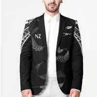 New Zealand Rugby Custom Blazer Aotearoa Armour Blacks Silver Ferns - Polynesian Pride