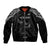 New Zealand Rugby Custom Bomber Jacket Aotearoa Armour Blacks Silver Ferns - Polynesian Pride