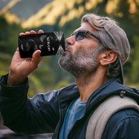 New Zealand Rugby Custom 4 in 1 Can Cooler Tumbler Aotearoa Armour Blacks Silver Ferns - Polynesian Pride