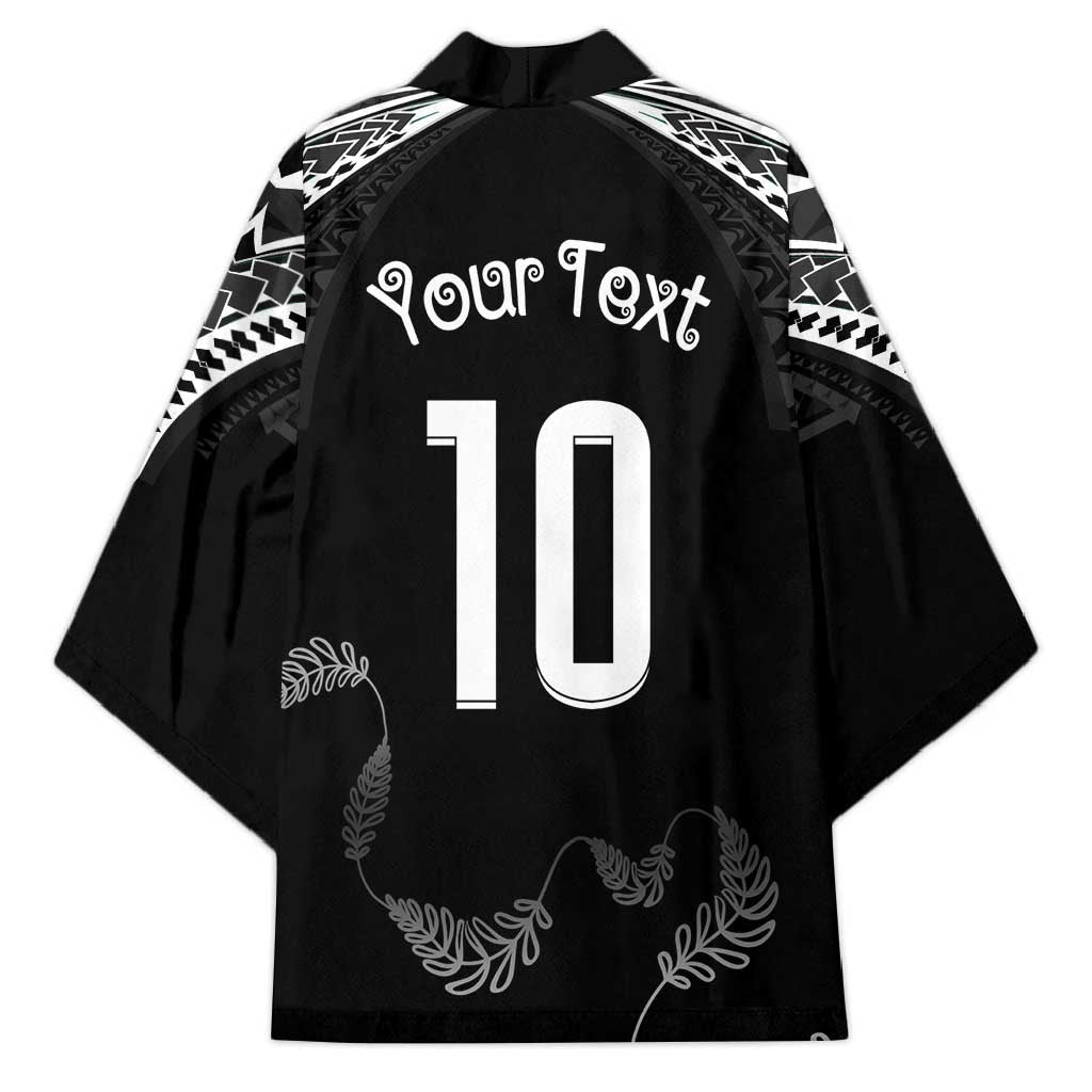 New Zealand Rugby Custom Kimono Aotearoa Armour Blacks Silver Ferns LT03 - Polynesian Pride