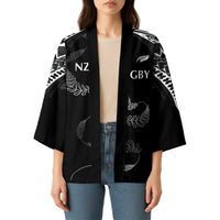 New Zealand Rugby Custom Kimono Aotearoa Armour Blacks Silver Ferns LT03 - Polynesian Pride