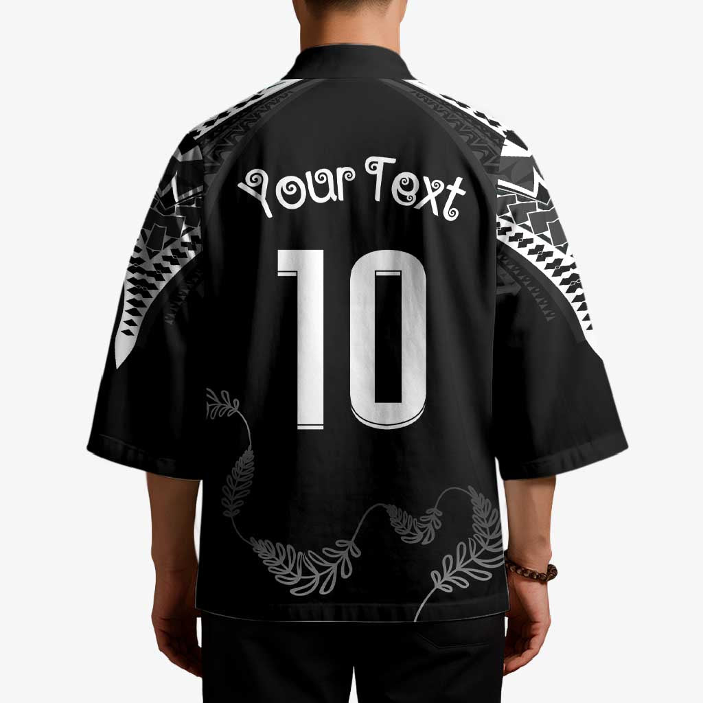 New Zealand Rugby Custom Kimono Aotearoa Armour Blacks Silver Ferns LT03 - Polynesian Pride