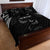New Zealand Rugby Quilt Bed Set Aotearoa Armour Blacks Silver Ferns - Polynesian Pride