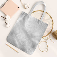 Tonga White Sunday Tote Bag Tongan Tribal Heritage Tattoos LT03 White Strap One Size White - Polynesian Pride
