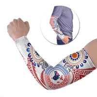 Tongan and Australian Culture Together Arm Sleeves Ngatu Art Tribal Aboriginal Tattoo Pattern - Polynesian Pride