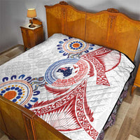 Tongan and Australian Culture Together Quilt Ngatu Art Tribal Aboriginal Tattoo Pattern - Polynesian Pride