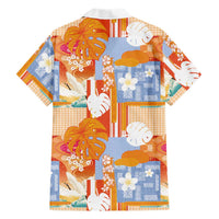 Hawaiian and Japanese Culture Together Family Matching Summer Maxi Dress and Hawaiian Shirt Palaka Japanese Art and Tropical Motif Tribal Patchwork LT03 - Polynesian Pride