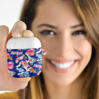 Hawaiian and Japanese Culture Together AirPods Case Hawaiian Archipelago Shape Sea Animals