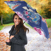 Hawaiian and Japanese Culture Together Umbrella Hawaiian Archipelago Shape Sea Animals LT03 - Polynesian Pride