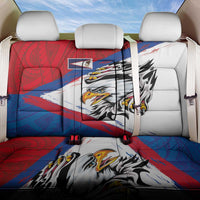 American Samoa Flag Day Back Car Seat Cover Polynesian Art Geometric with Flag Brush Style LT03 One Size Multicolor - Polynesian Pride