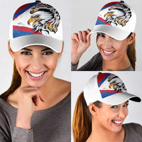 American Samoa Flag Day Classic Cap Polynesian Art Geometric with Flag Brush Style