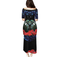 New Zealand Maori Matariki Puletasi Hongi Tui Bird Pohutukawa and Polynesia Tribal