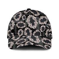 Hawaiian Leis Classic Cap Kakau Tattoos and Palaka Pastel Grayscale