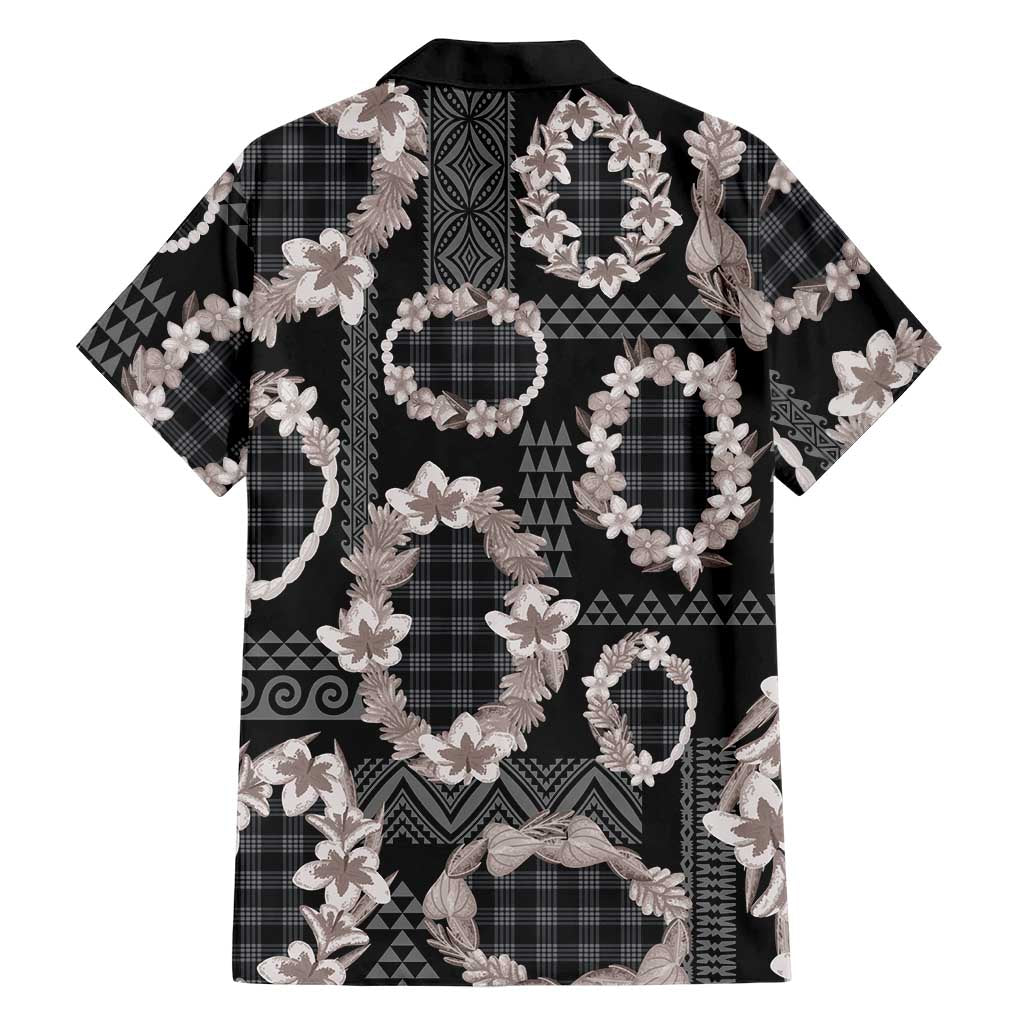 Hawaiian Leis Hawaiian Shirt Kakau Tattoos and Palaka Pastel Grayscale