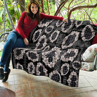 Hawaiian Leis Quilt Kakau Tattoos and Palaka Pastel Grayscale