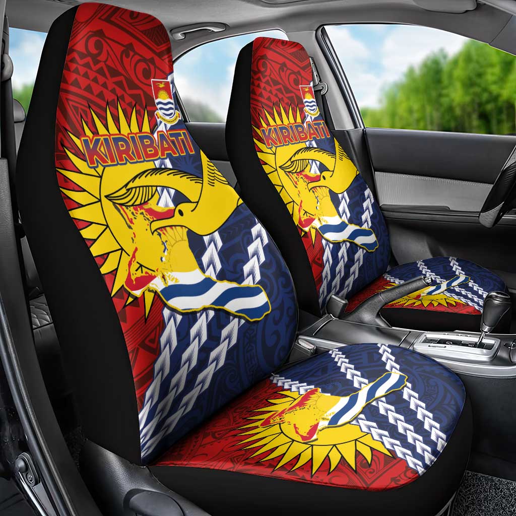 Kiribati Independence Day Car Seat Cover Polynesian and Melanesian Art Tattoo
