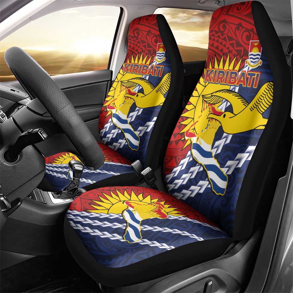 Kiribati Independence Day Car Seat Cover Polynesian and Melanesian Art Tattoo