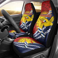 Kiribati Independence Day Car Seat Cover Polynesian and Melanesian Art Tattoo