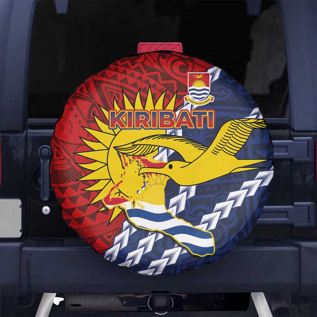 Kiribati Independence Day Spare Tire Cover Polynesian and Melanesian Art Tattoo
