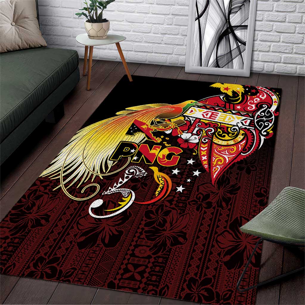 Papua New Guinea 2025 Area Rug 50th Independence Day Anniversary