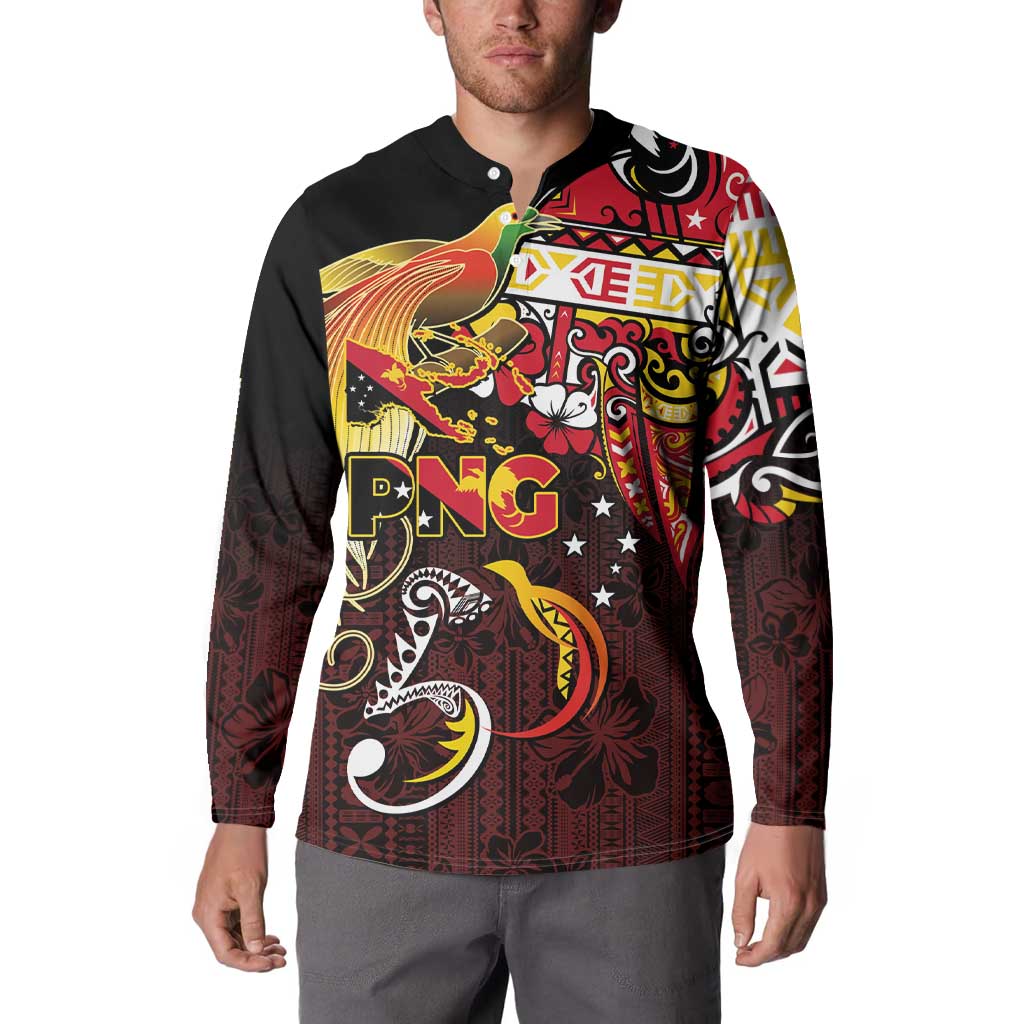 Papua New Guinea 2025 Button Sweatshirt 50th Independence Day Anniversary