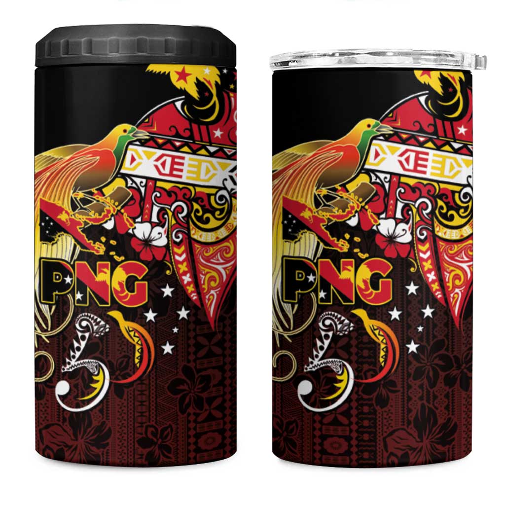 Papua New Guinea 2025 4 in 1 Can Cooler Tumbler 50th Independence Day Anniversary