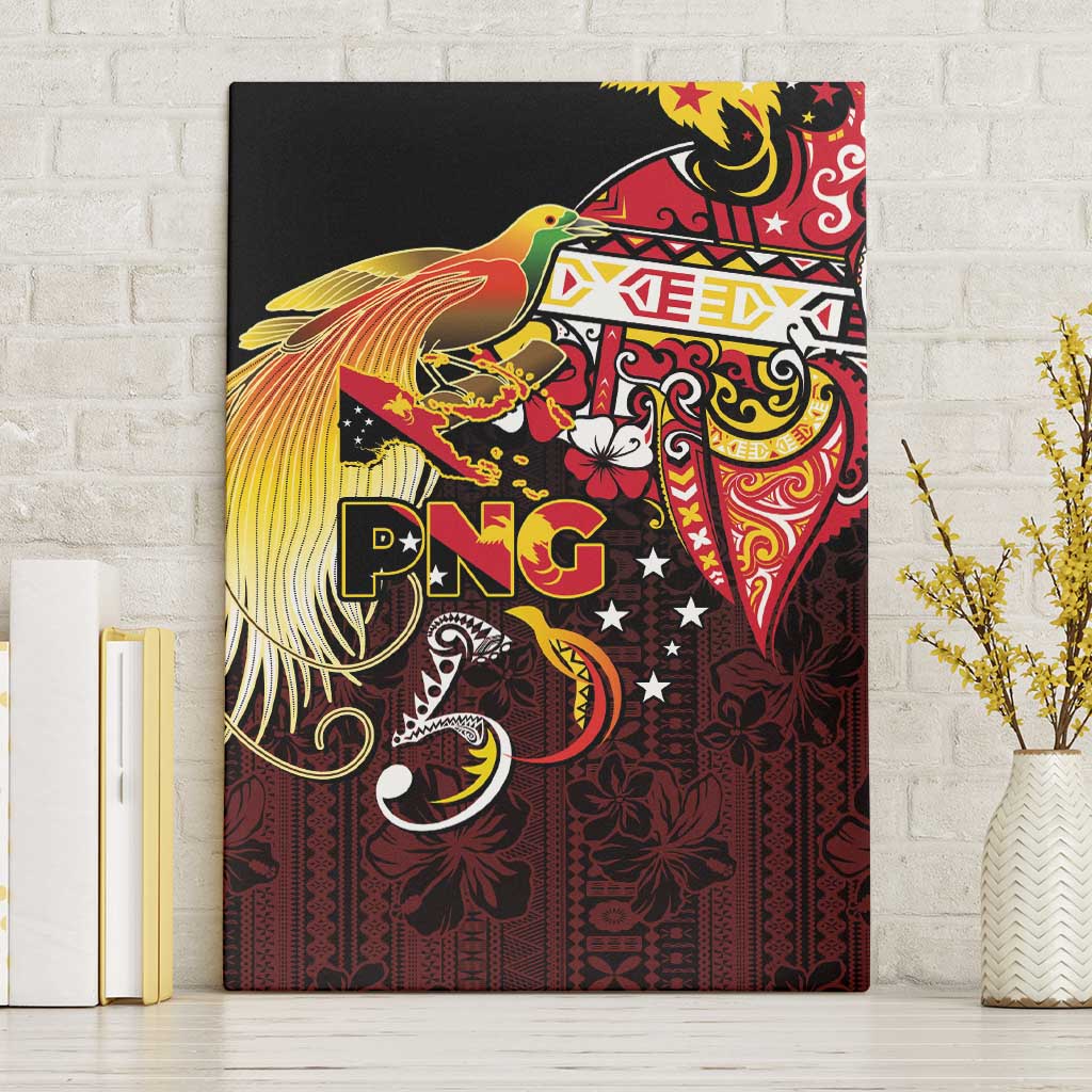 Papua New Guinea 2025 Canvas Wall Art 50th Independence Day Anniversary