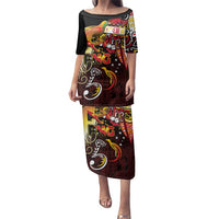 Papua New Guinea 2025 Family Matching Puletasi and Hawaiian Shirt 50th Independence Day Anniversary