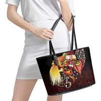 Papua New Guinea 2025 Leather Tote Bag 50th Independence Day Anniversary