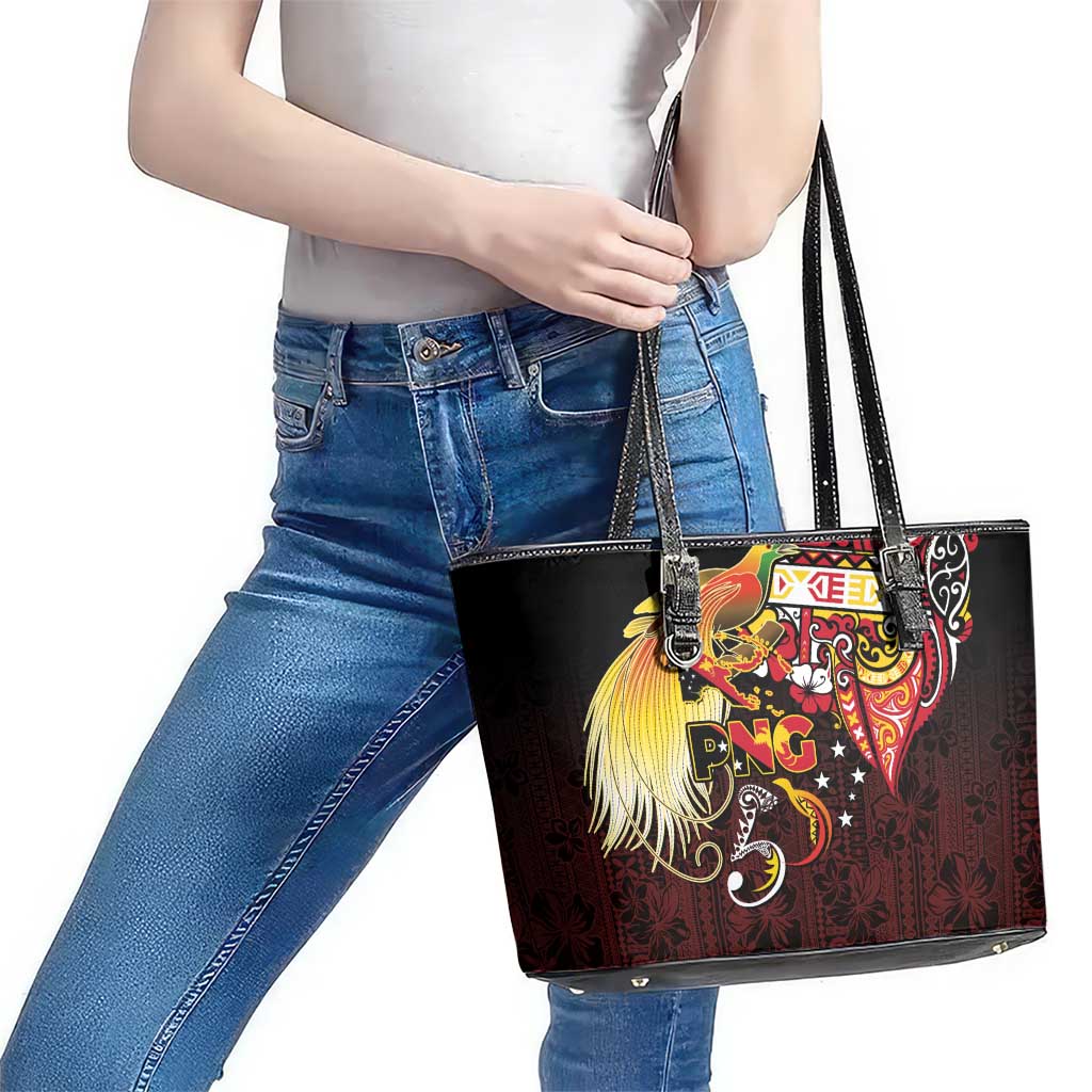 Papua New Guinea 2025 Leather Tote Bag 50th Independence Day Anniversary