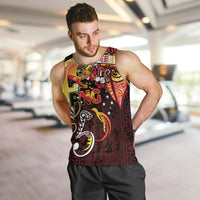 Papua New Guinea 2025 Men Tank Top 50th Independence Day Anniversary