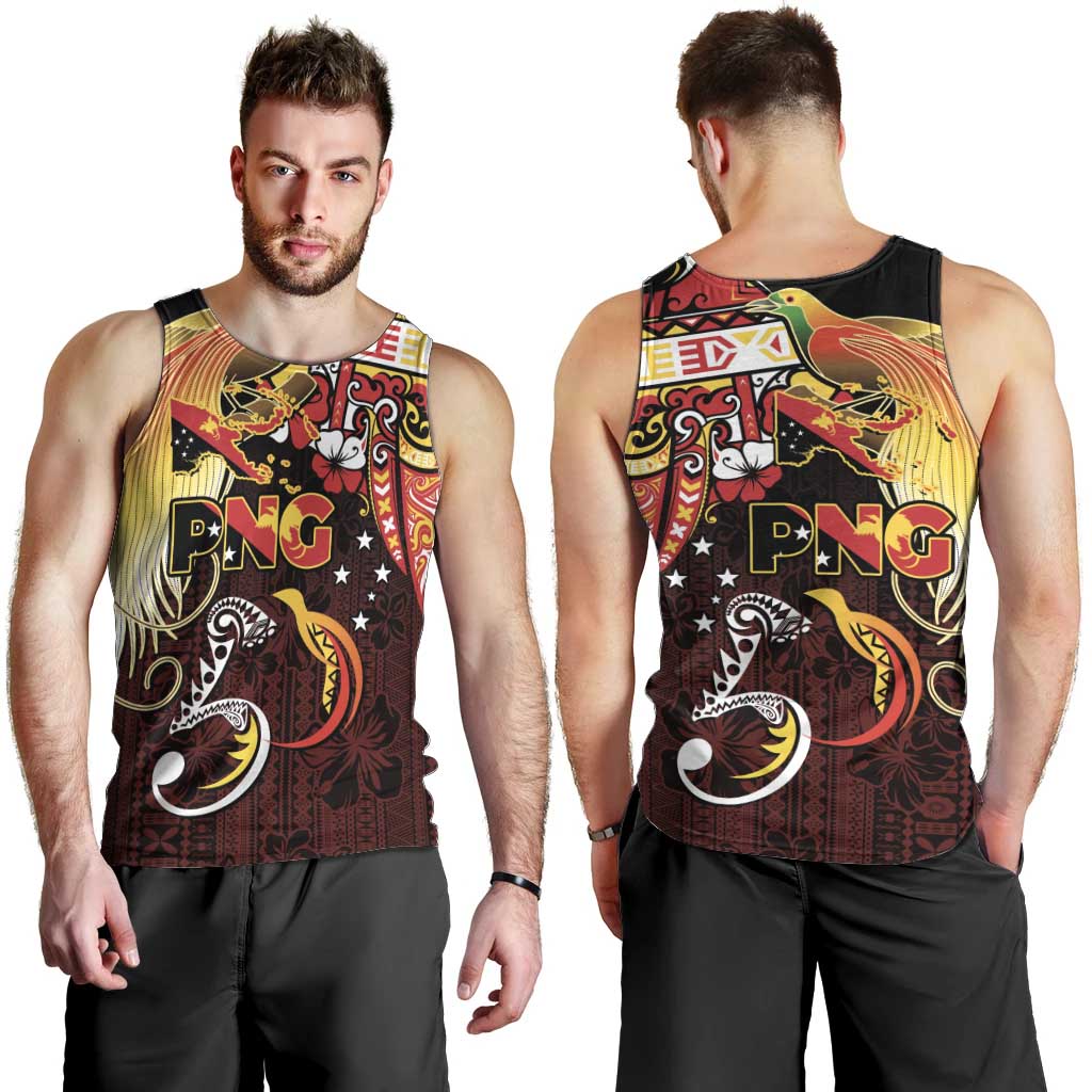 Papua New Guinea 2025 Men Tank Top 50th Independence Day Anniversary