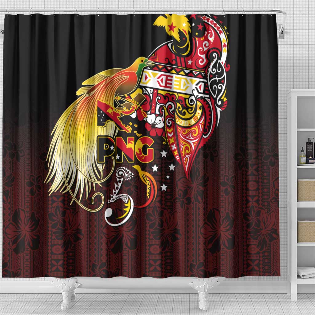 Papua New Guinea 2025 Shower Curtain 50th Independence Day Anniversary
