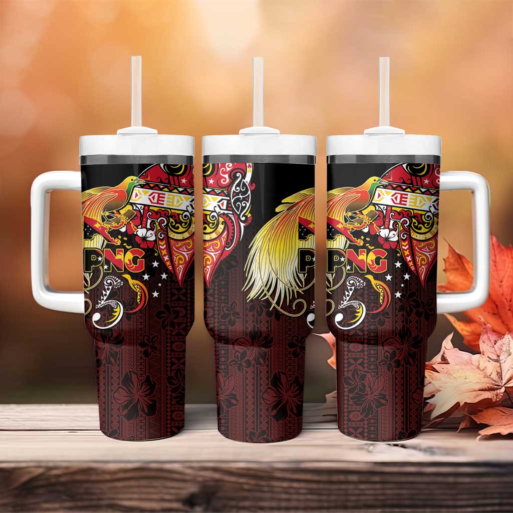 Papua New Guinea 2025 Tumbler With Handle 50th Independence Day Anniversary LT03 - Polynesian Pride