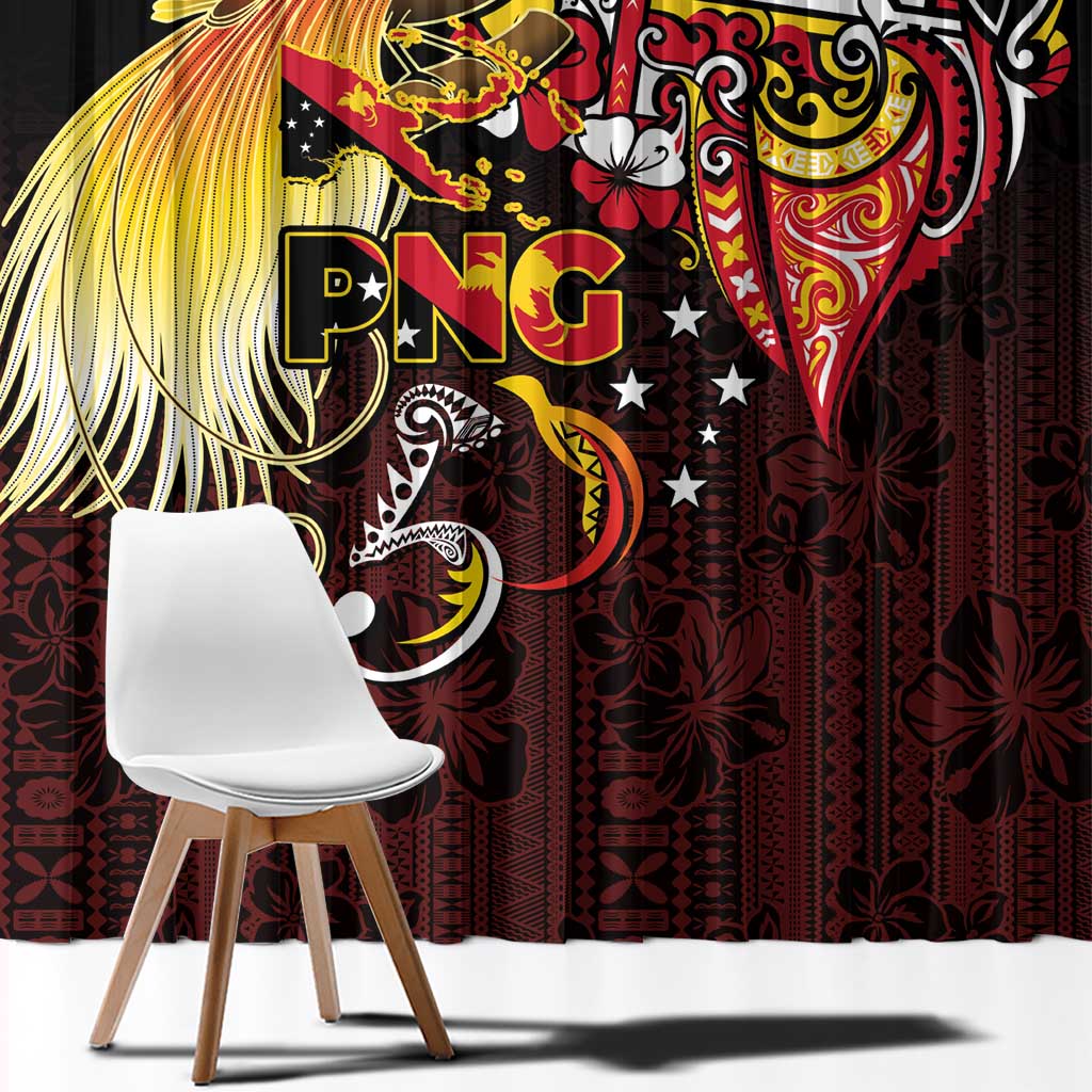 Papua New Guinea 2025 Window Curtain 50th Independence Day Anniversary