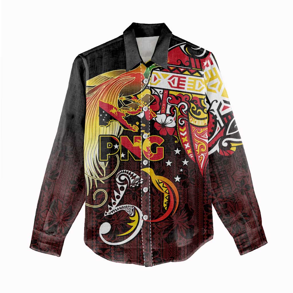 Papua New Guinea 2025 Women Casual Shirt 50th Independence Day Anniversary