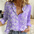 Custom Hawaii Kauai Island Women Casual Shirt Hibiscus Pattern Seamless Tribal Simple Purple LT03 Female Purple - Polynesian Pride