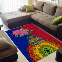 Haiti Battle of Vertieres Area Rug The Haitian Revolution 220th Anniversary Polynesian Style LT03 - Polynesian Pride